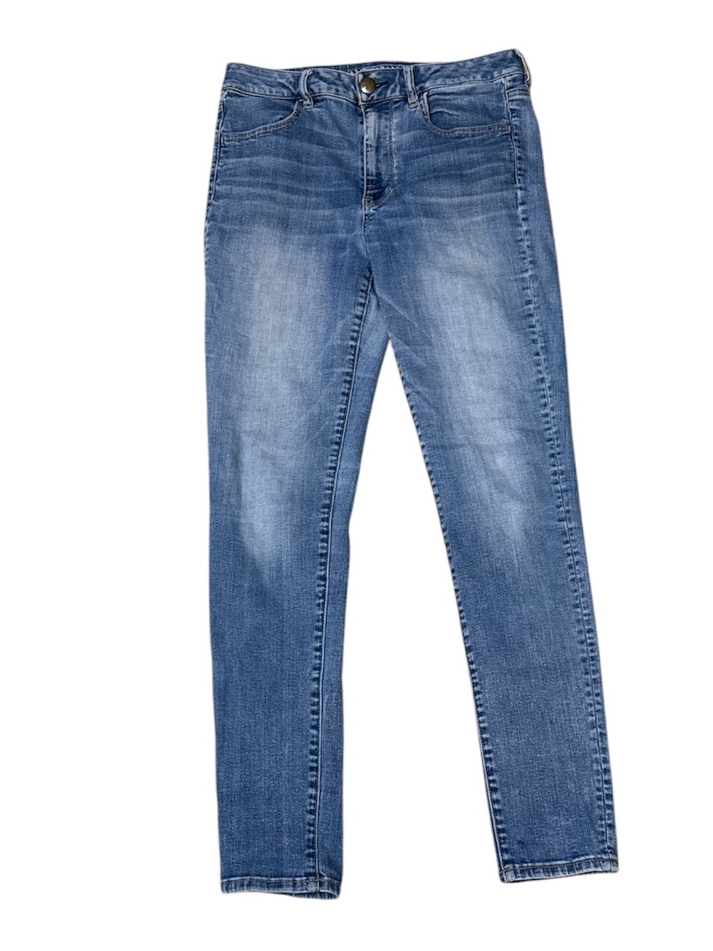 American Eagle Outfitters Hi-rise Jegging Jeans in Medium Blue Wash